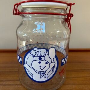 Poppin" Fresh Pilsbury Doughboy Mason Jar